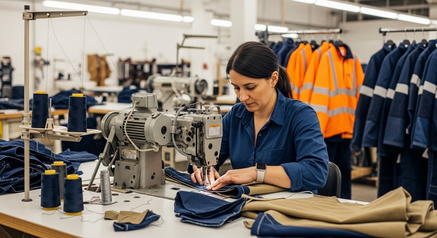 Пошив одежды для строительной отрасли