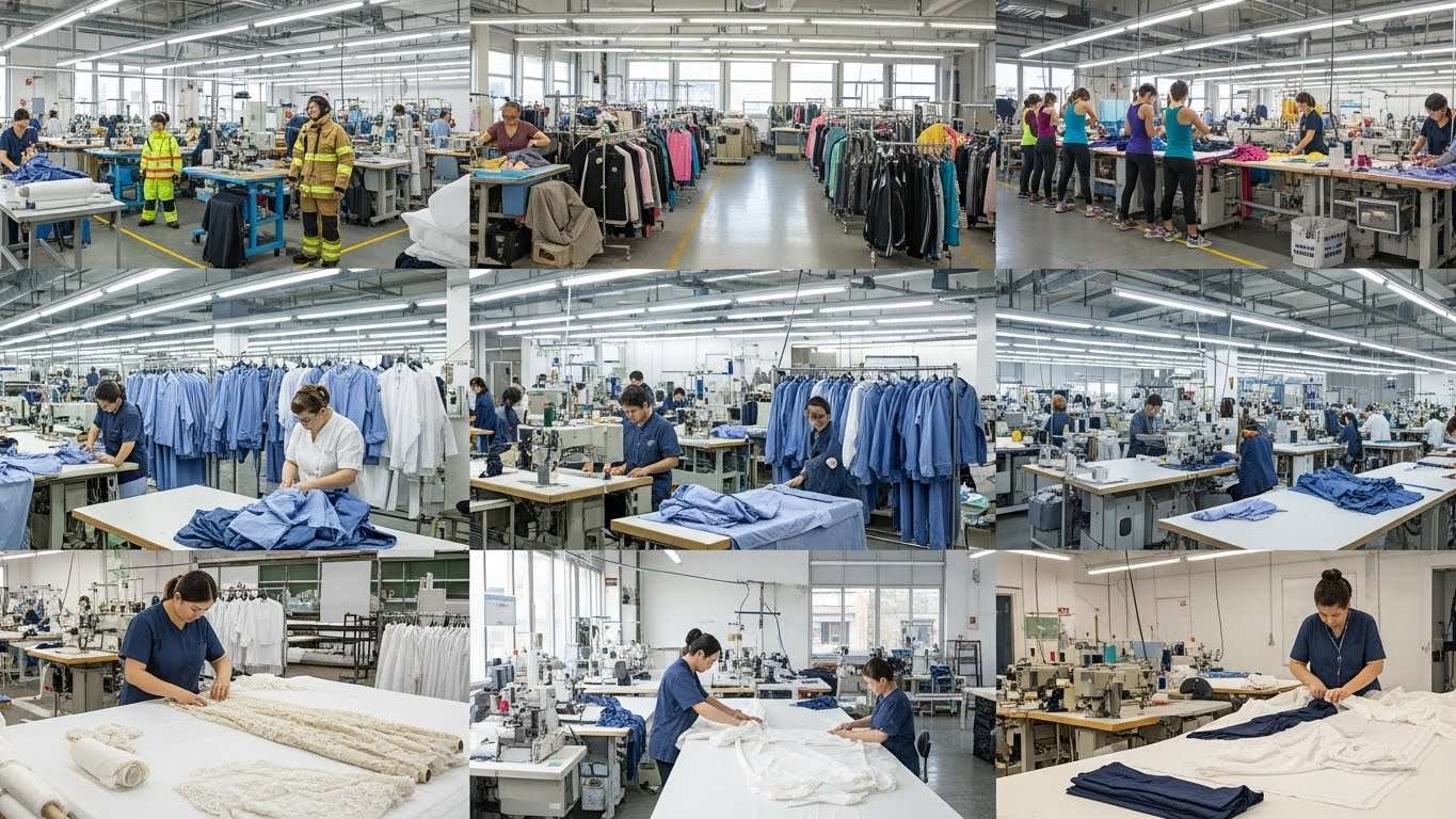 Швейное производство по отраслям применения