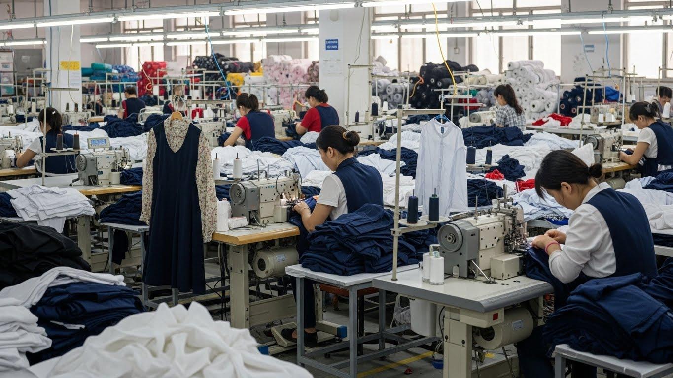 Швейная фабрика экспортного производства одежды