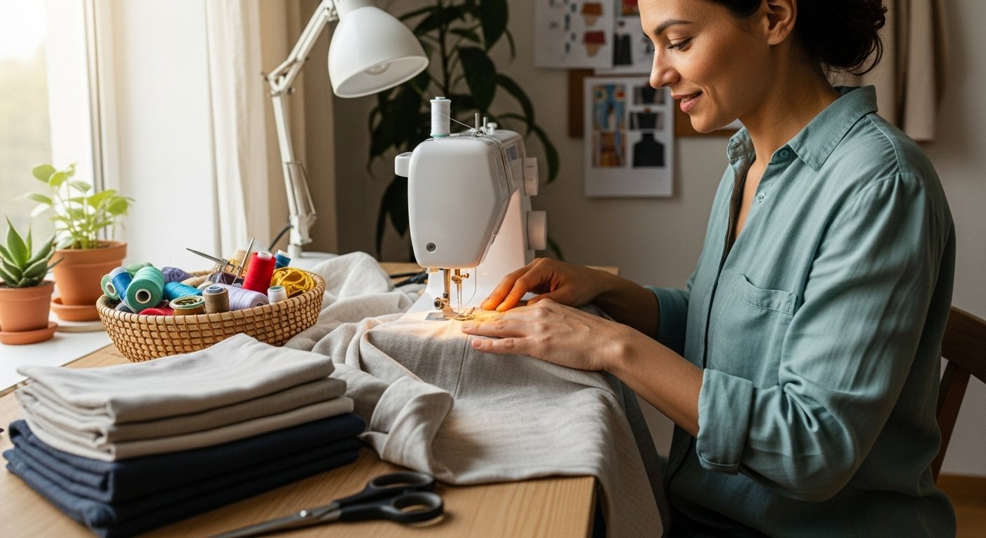 Пошив одежды для повседневной носки из натуральных тканей