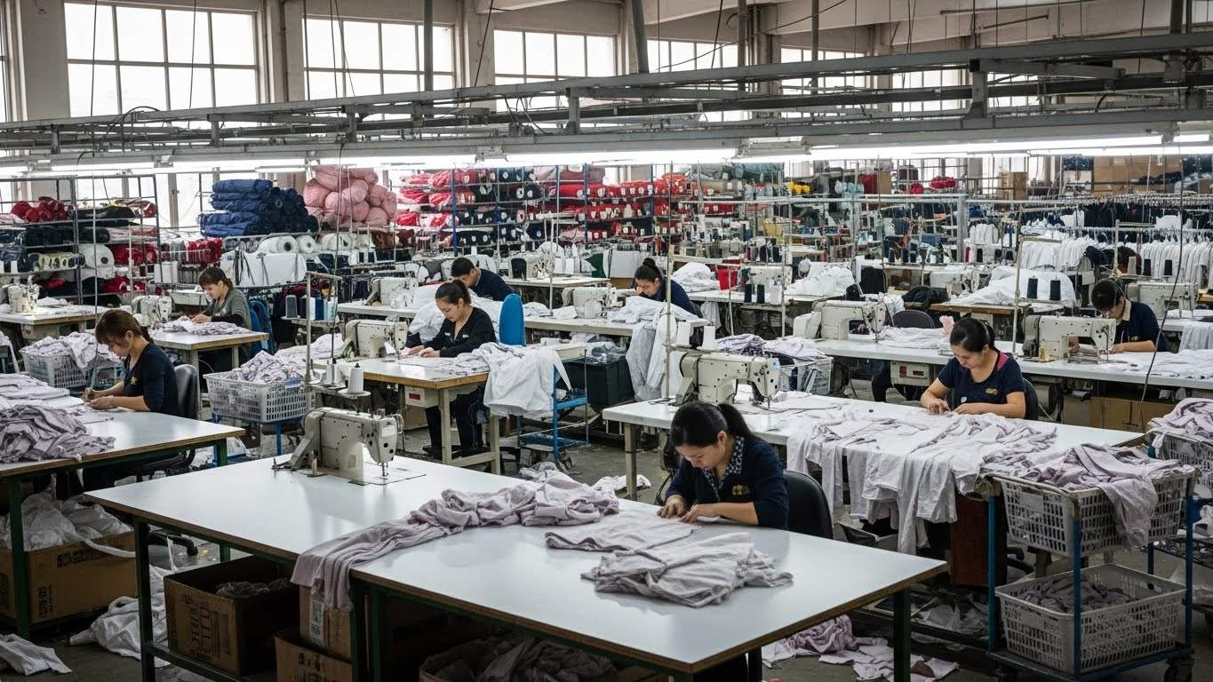 Швейная фабрика промышленного производства одежды