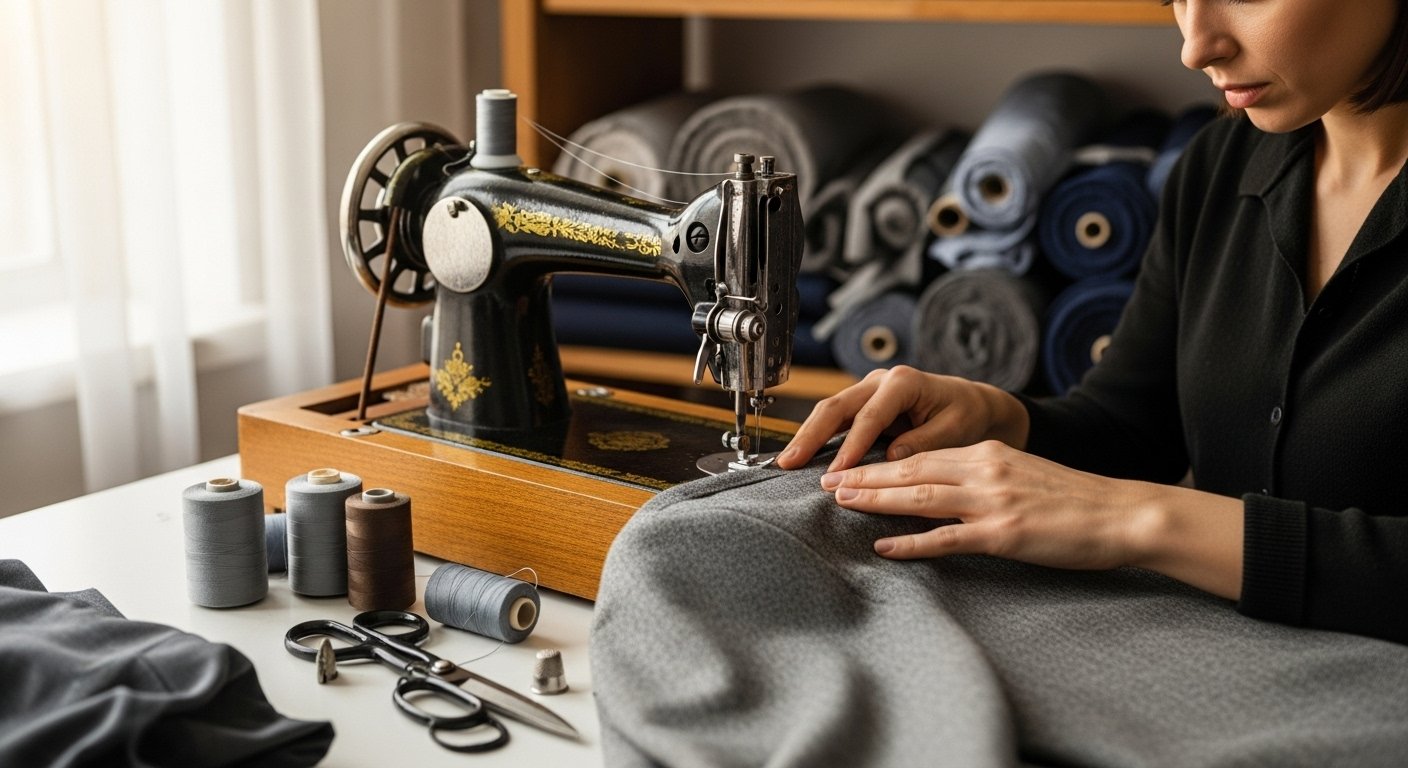 Пошив одежды для делового стиля из шерсти