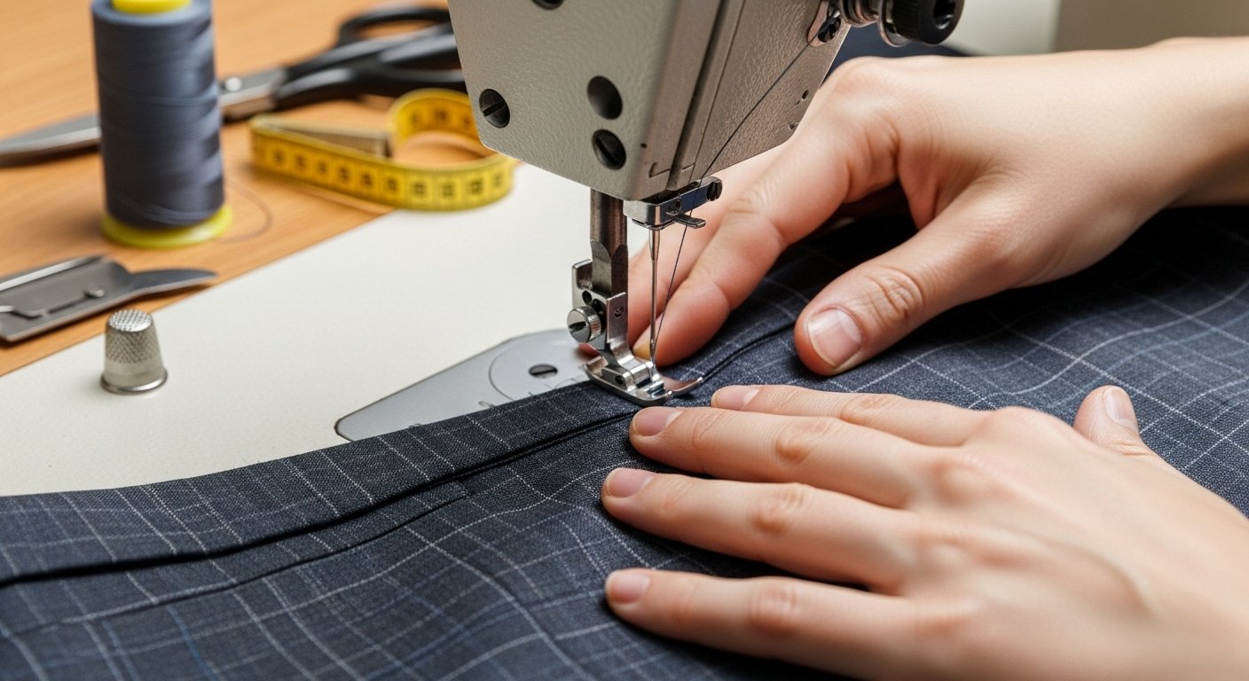 Пошив одежды для делового стиля из костюмных тканей