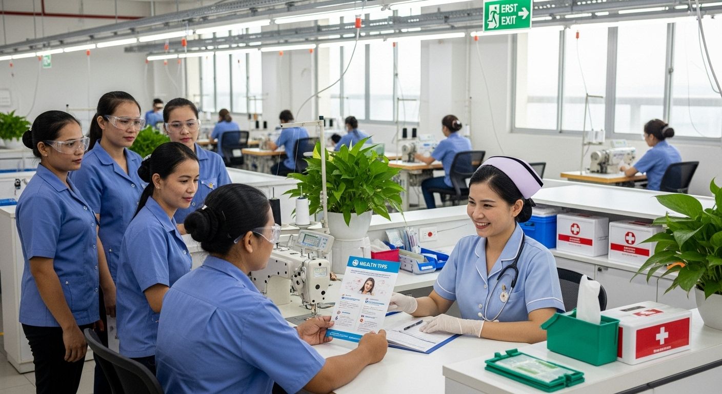 Забота о здоровье работников швейного производства