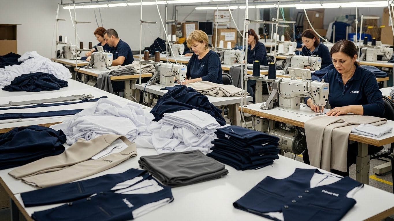 Швейное производство корпоративной одежды для гостиниц