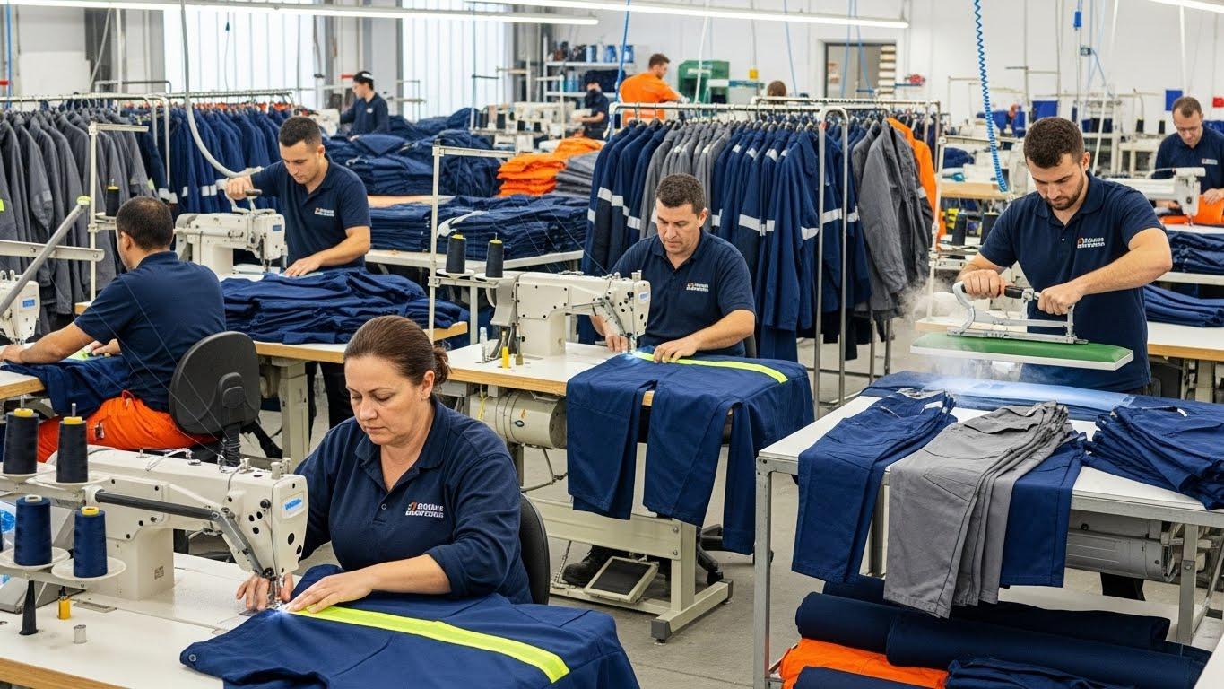 Швейное производство корпоративной одежды для промышленных предприятий