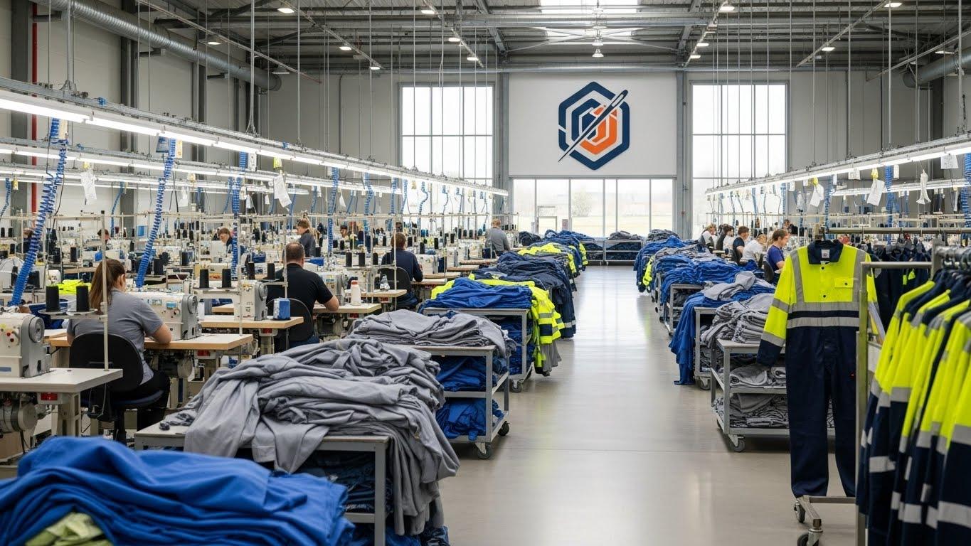 Швейная фабрика по пошиву рабочей одежды с логотипом