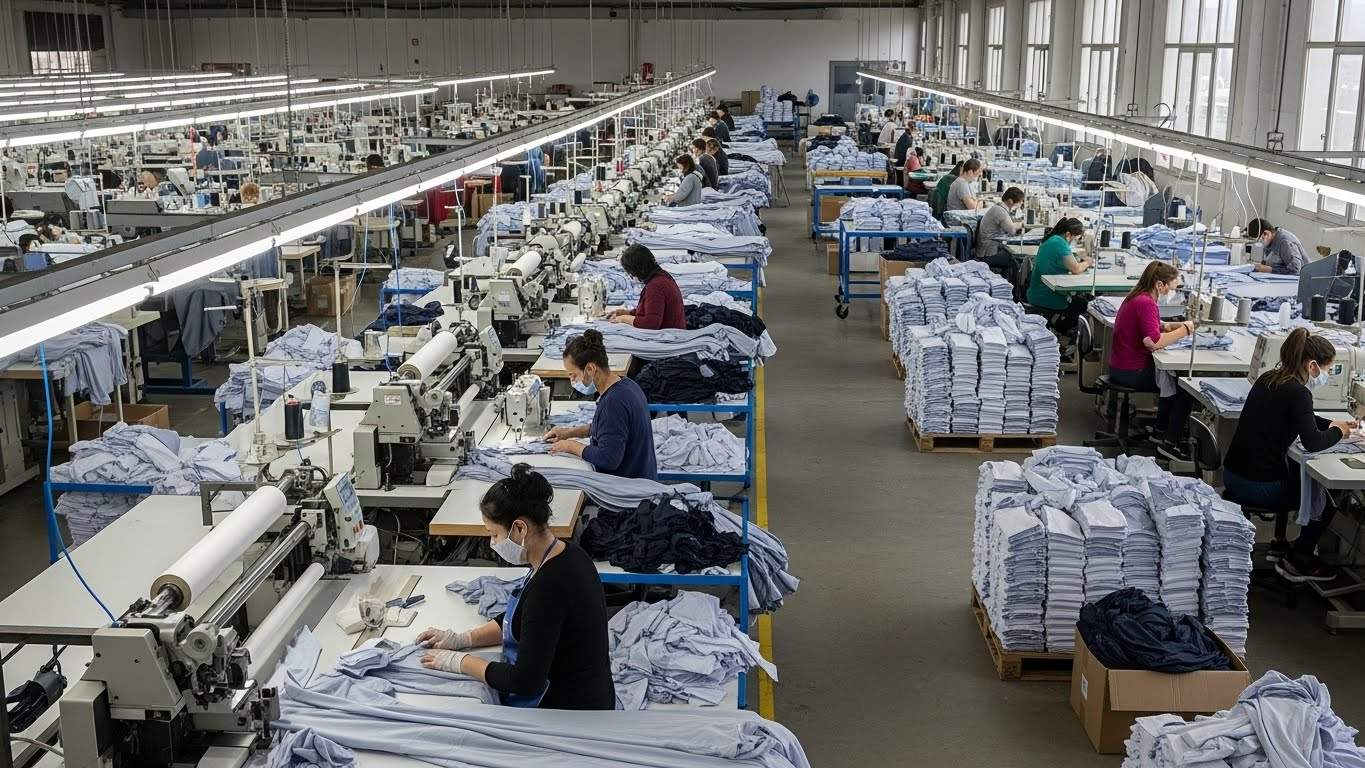 Швейное производство по технологическому циклу