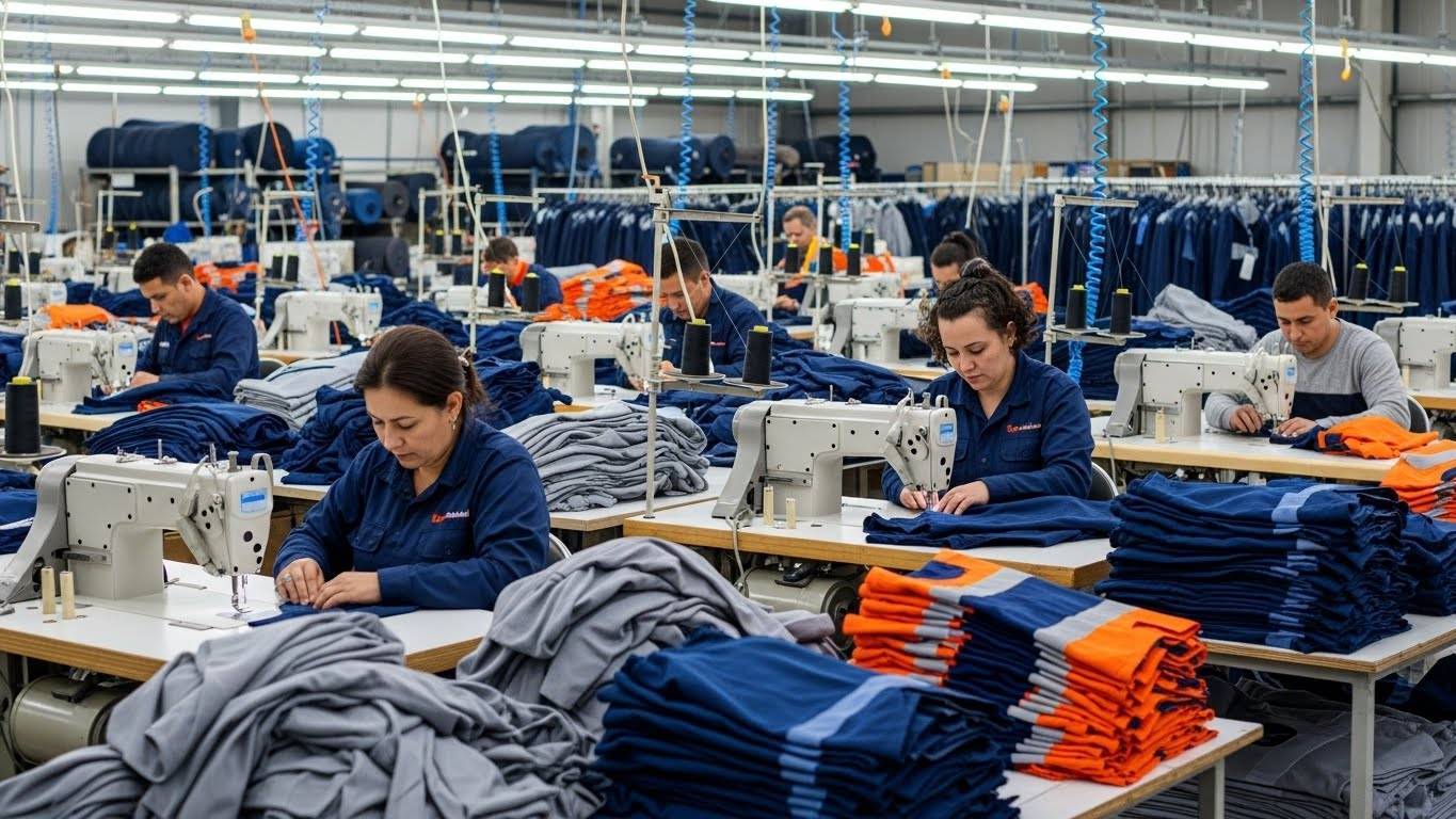 Швейная фабрика по пошиву спецодежды для промышленности