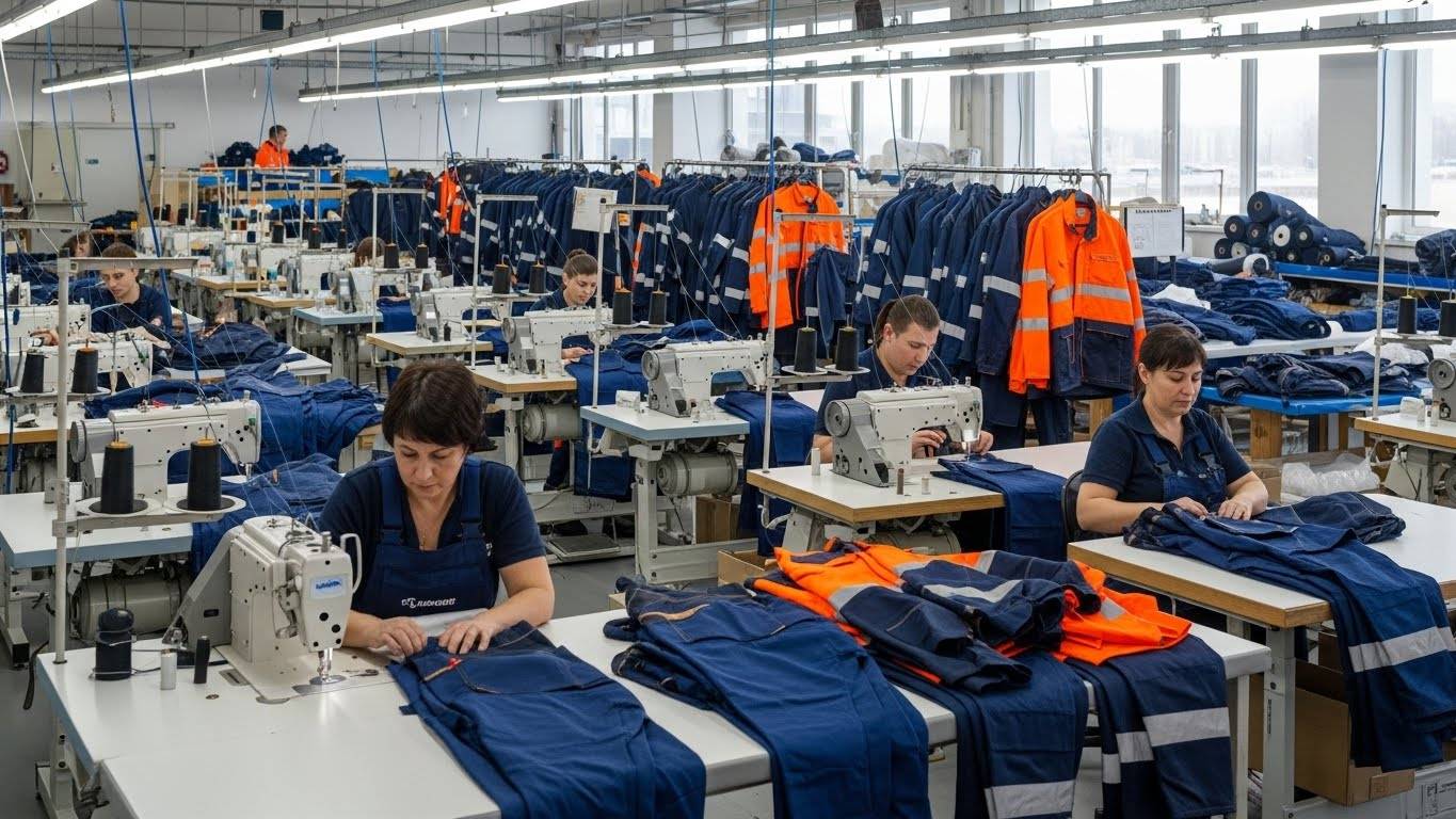 Промышленная спецодежда для сотрудников