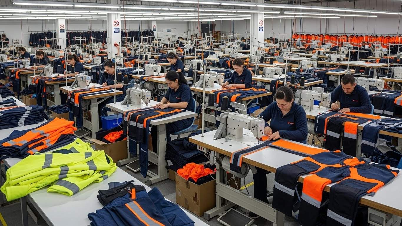 Швейное производство рабочей одежды с защитными свойствами