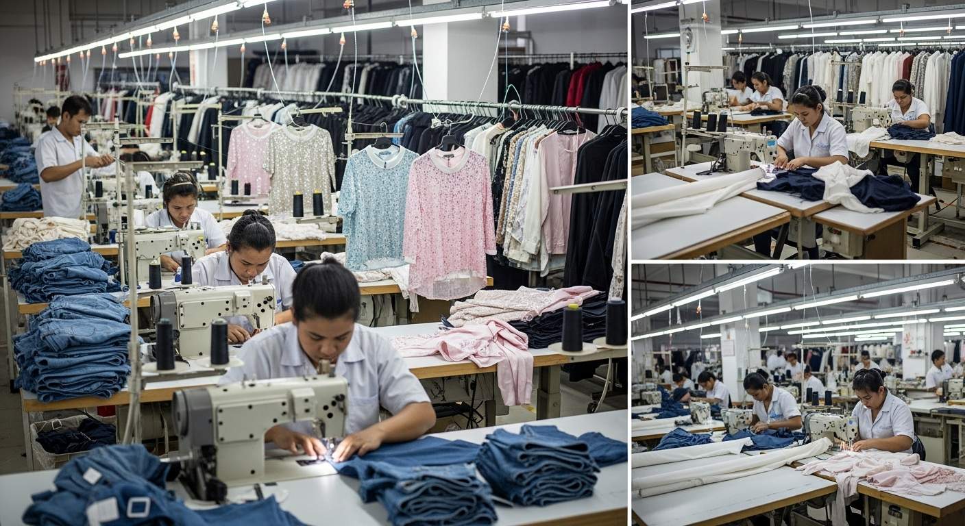 Пошив одежды по типу производства