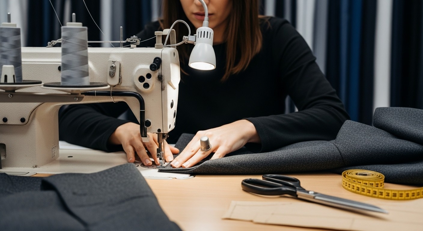 Пошив одежды для корпоративных задач из деловых тканей