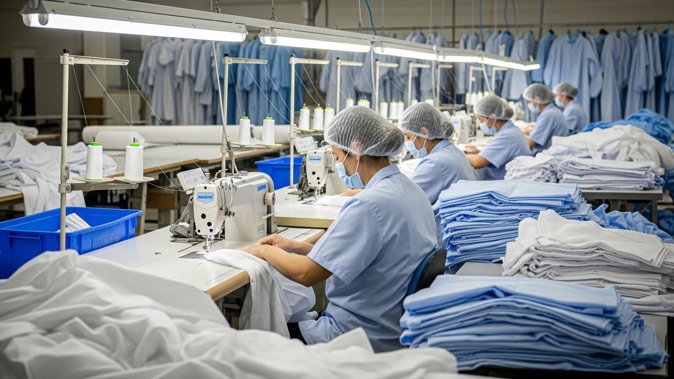 Медицинская одежда для лабораторий