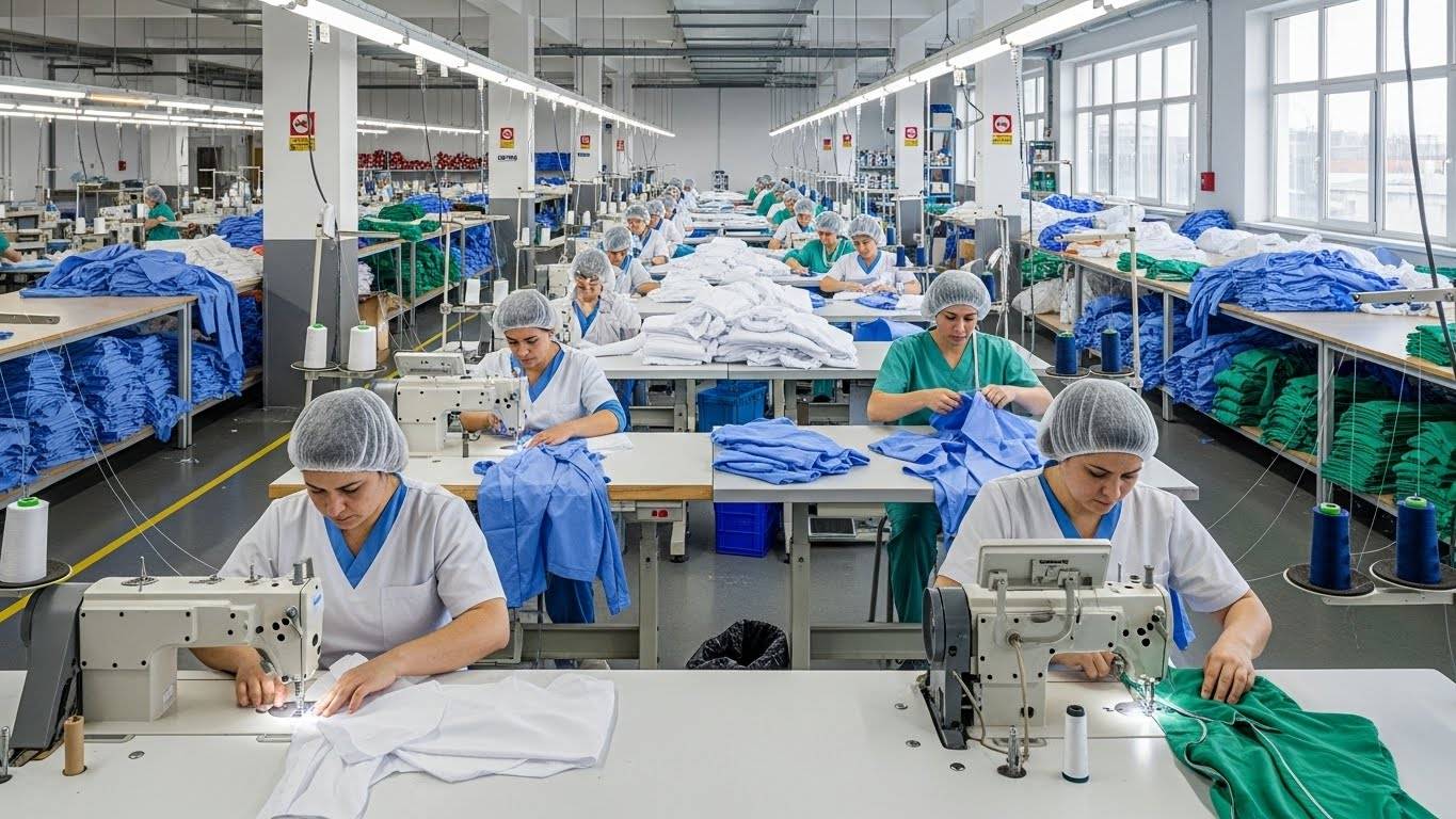 Швейная фабрика по пошиву медицинской одежды под заказ