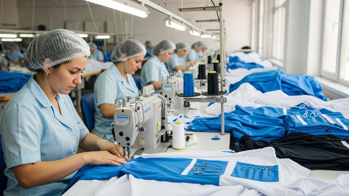 Швейное производство медицинской одежды для стоматологических клиник