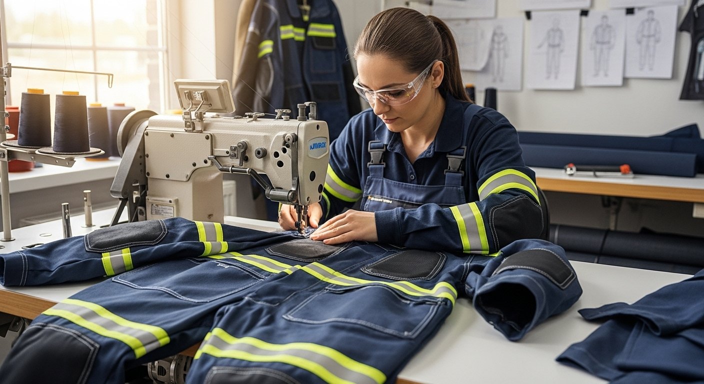 Пошив одежды для рабочей среды с защитными элементами