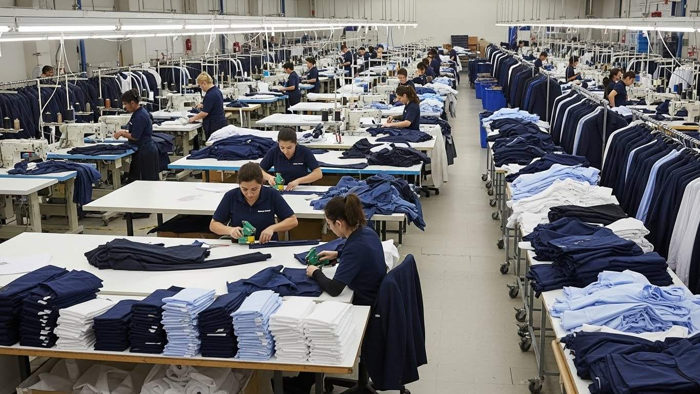 Швейная фабрика по пошиву корпоративной одежды
