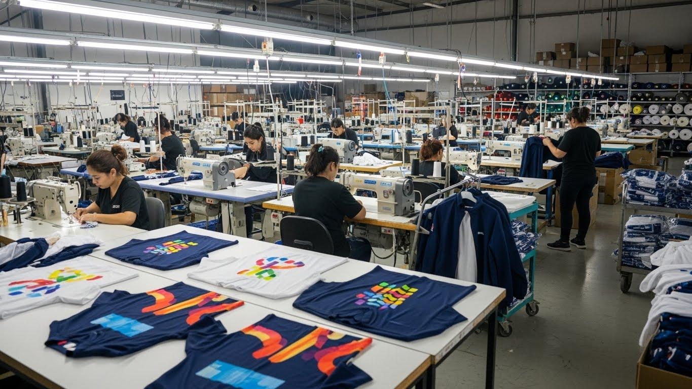 Швейная фабрика по пошиву рекламной одежды для мероприятий