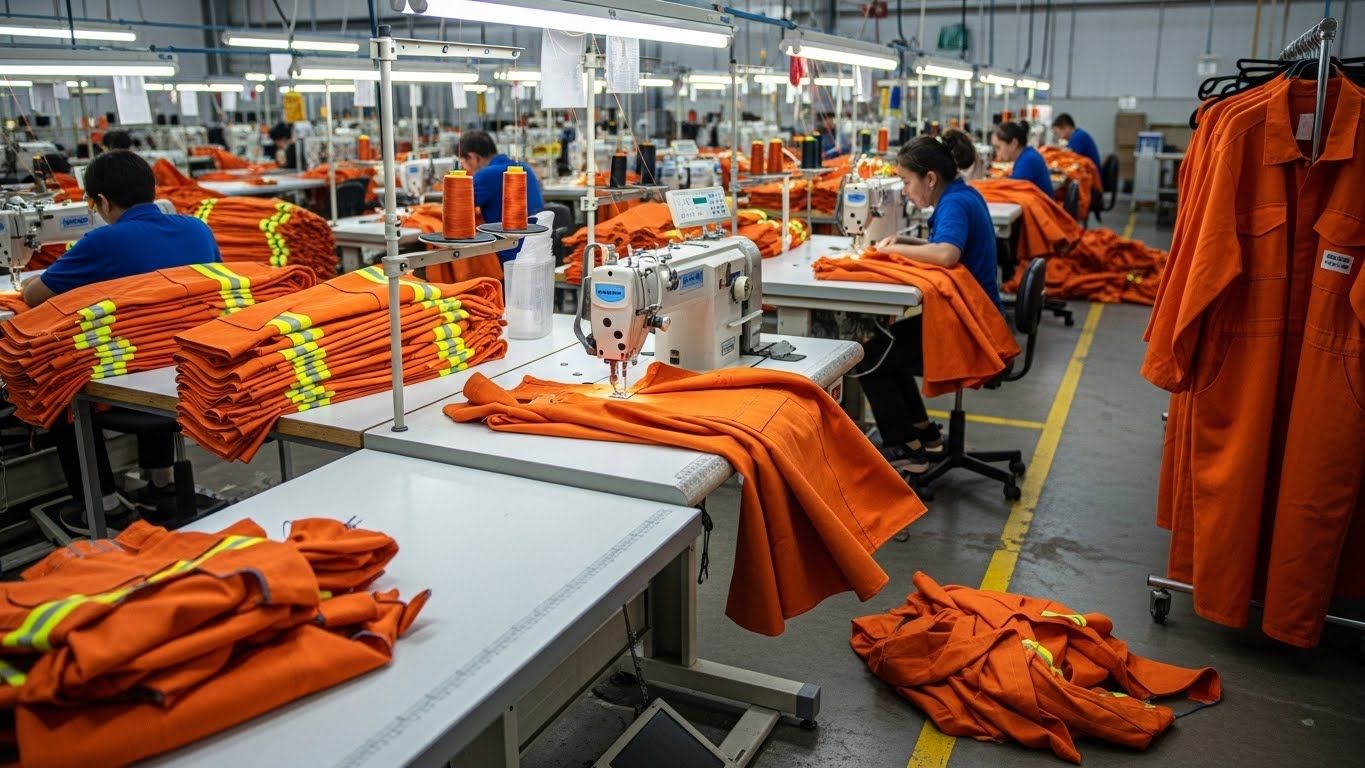 Швейное производство защитной одежды с огнестойкими свойствами