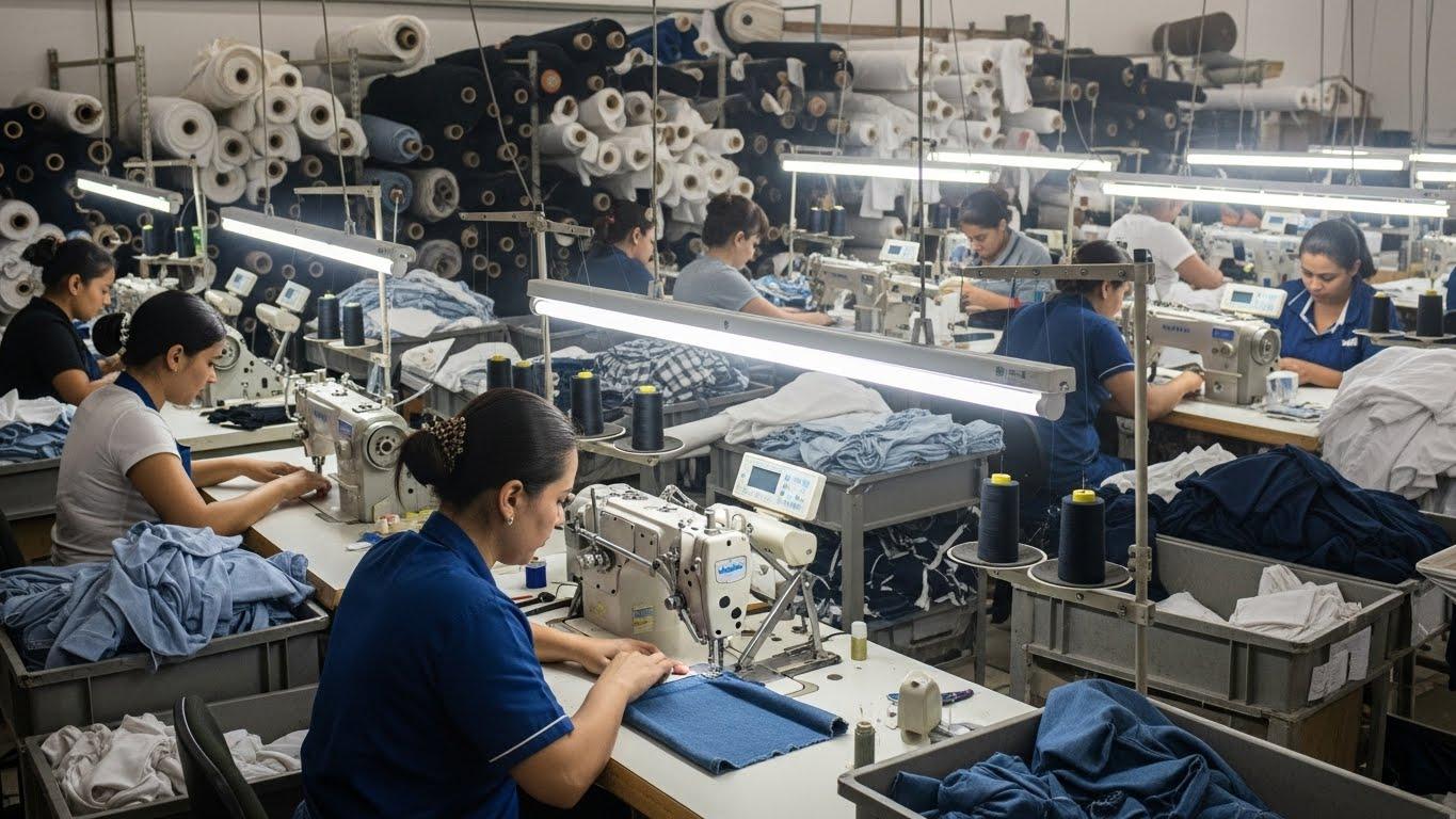 Современное швейное производство Процесс швейного производства на фабрике