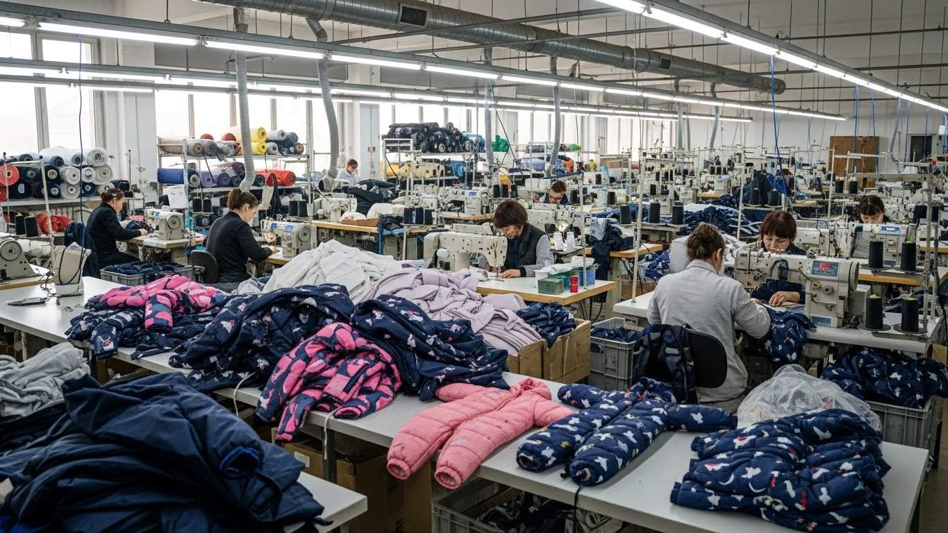 Швейная фабрика по пошиву верхней одежды для детей