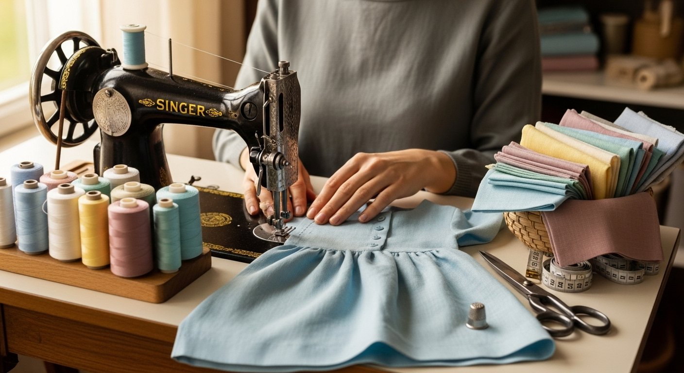 Пошив одежды из льна для детей