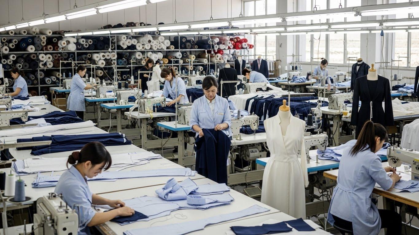 Швейное производство деловой одежды