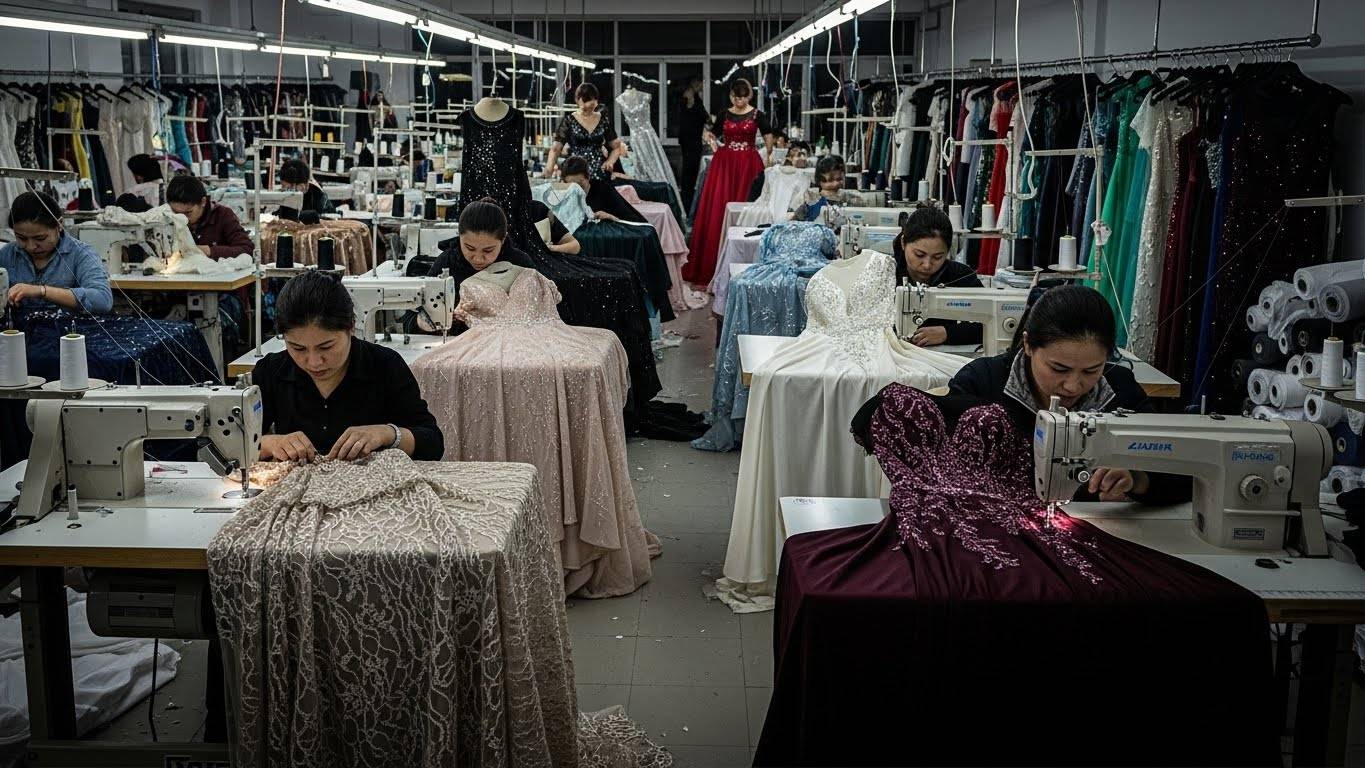 Элегантное вечернее платье на заказ