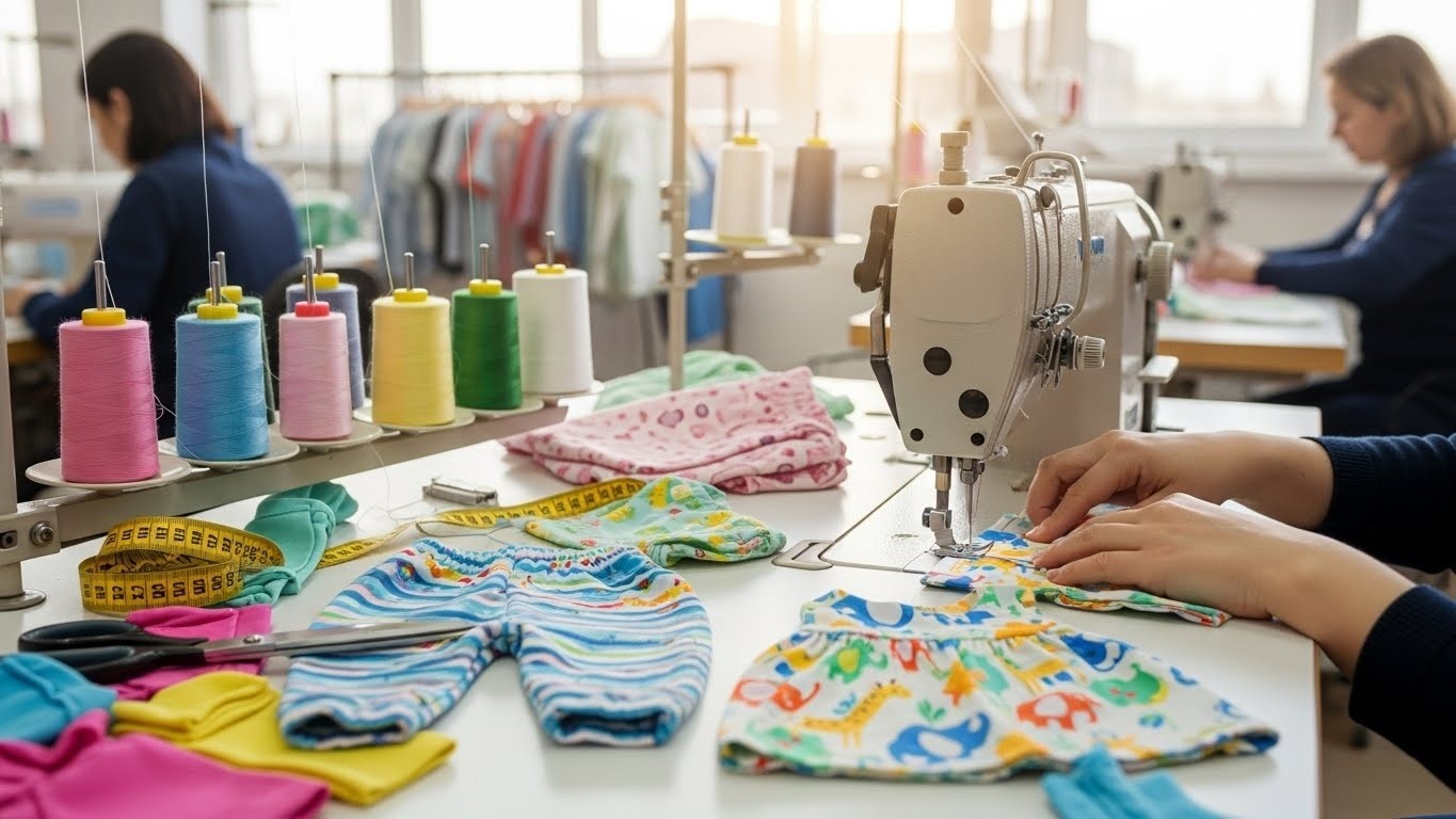 Швейное производство детской одежды