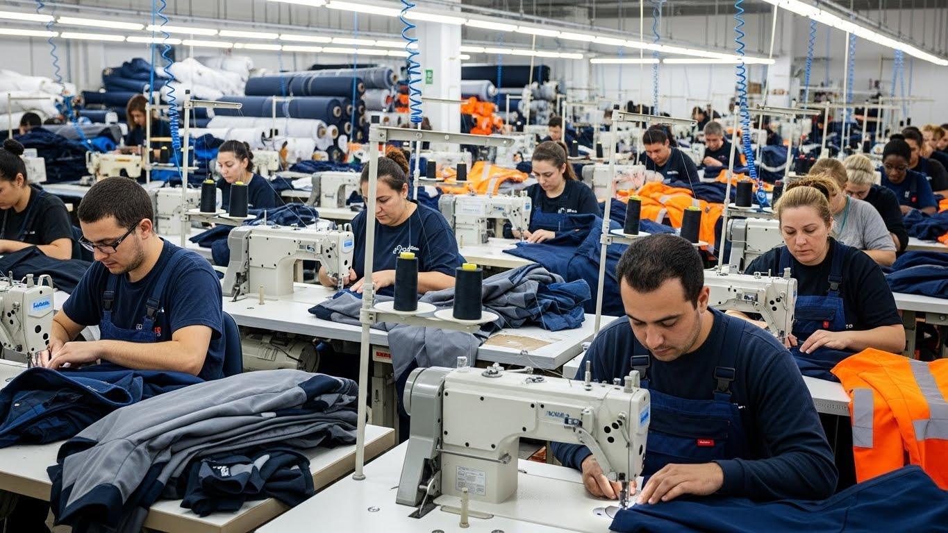Швейное производство рабочей одежды