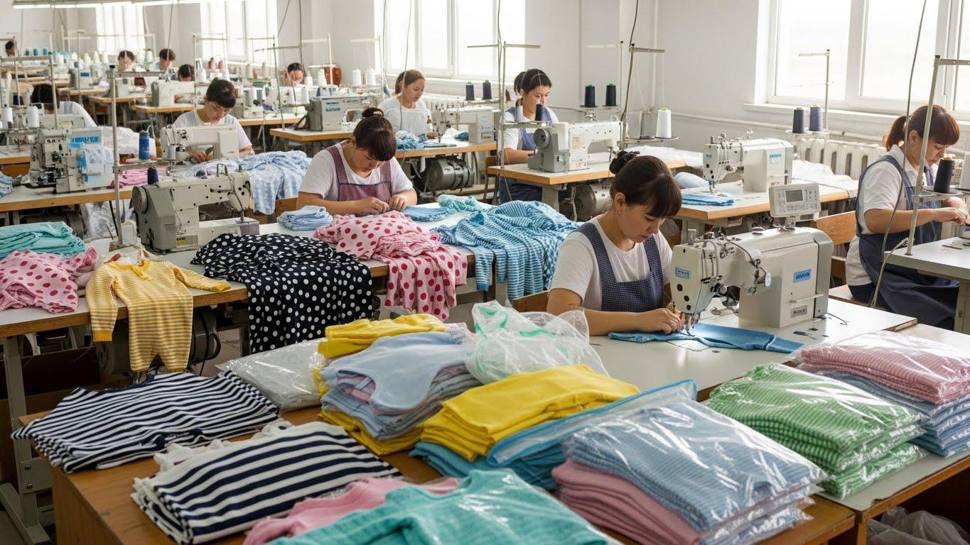 Швейная фабрика по пошиву трикотажной одежды для детей