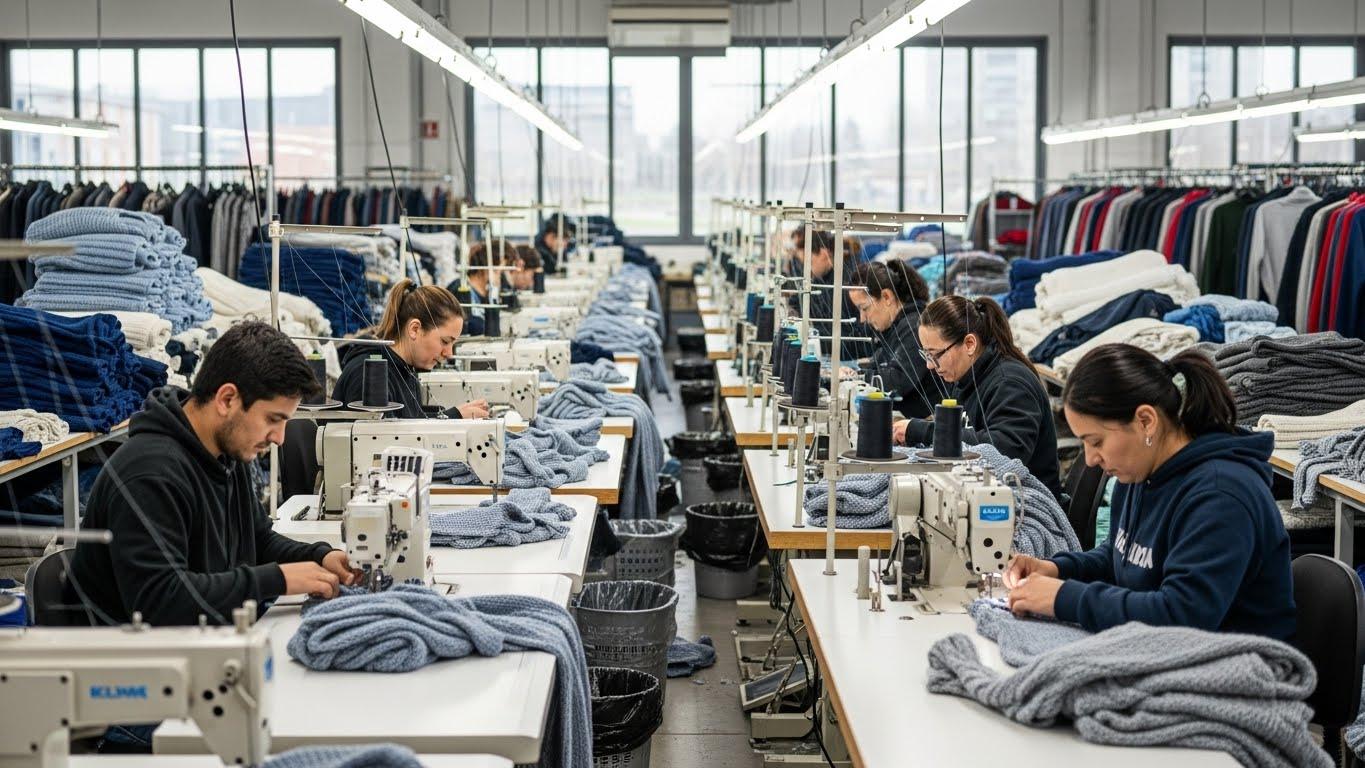 Швейная фабрика по пошиву брендированной трикотажной одежды