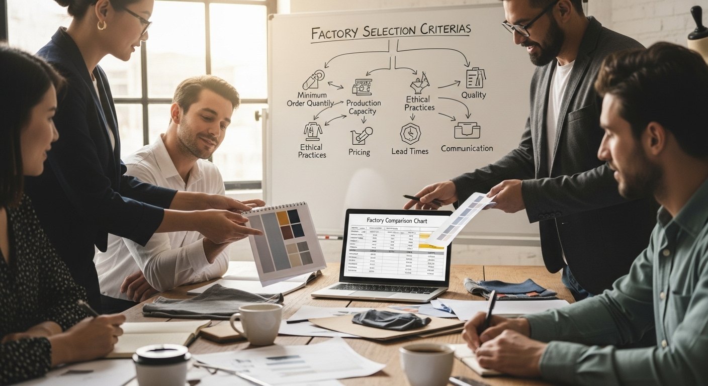 Выбор швейной фабрики для стартапа