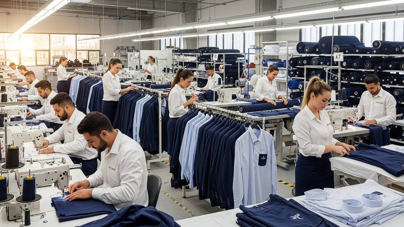 Швейная фабрика по пошиву брендовой деловой одежды