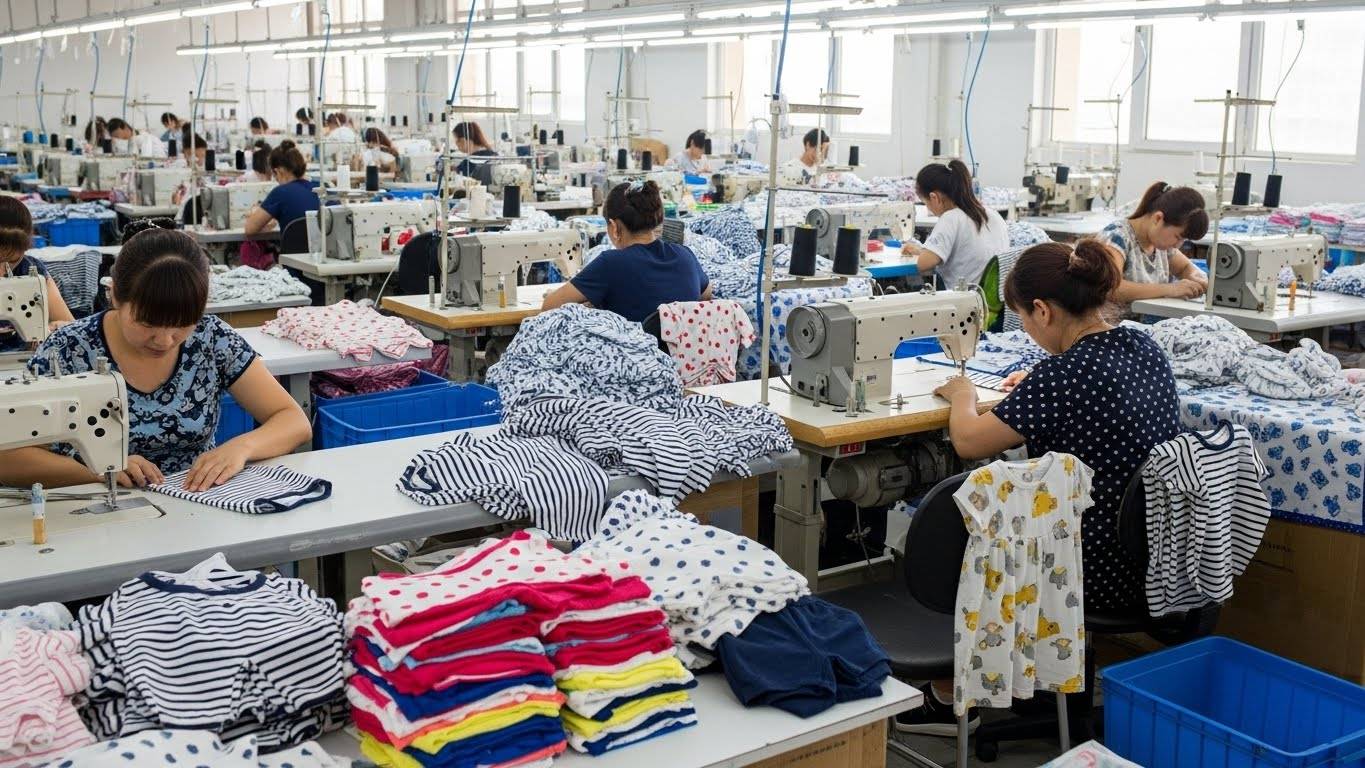 Швейная фабрика по пошиву повседневной одежды для детей