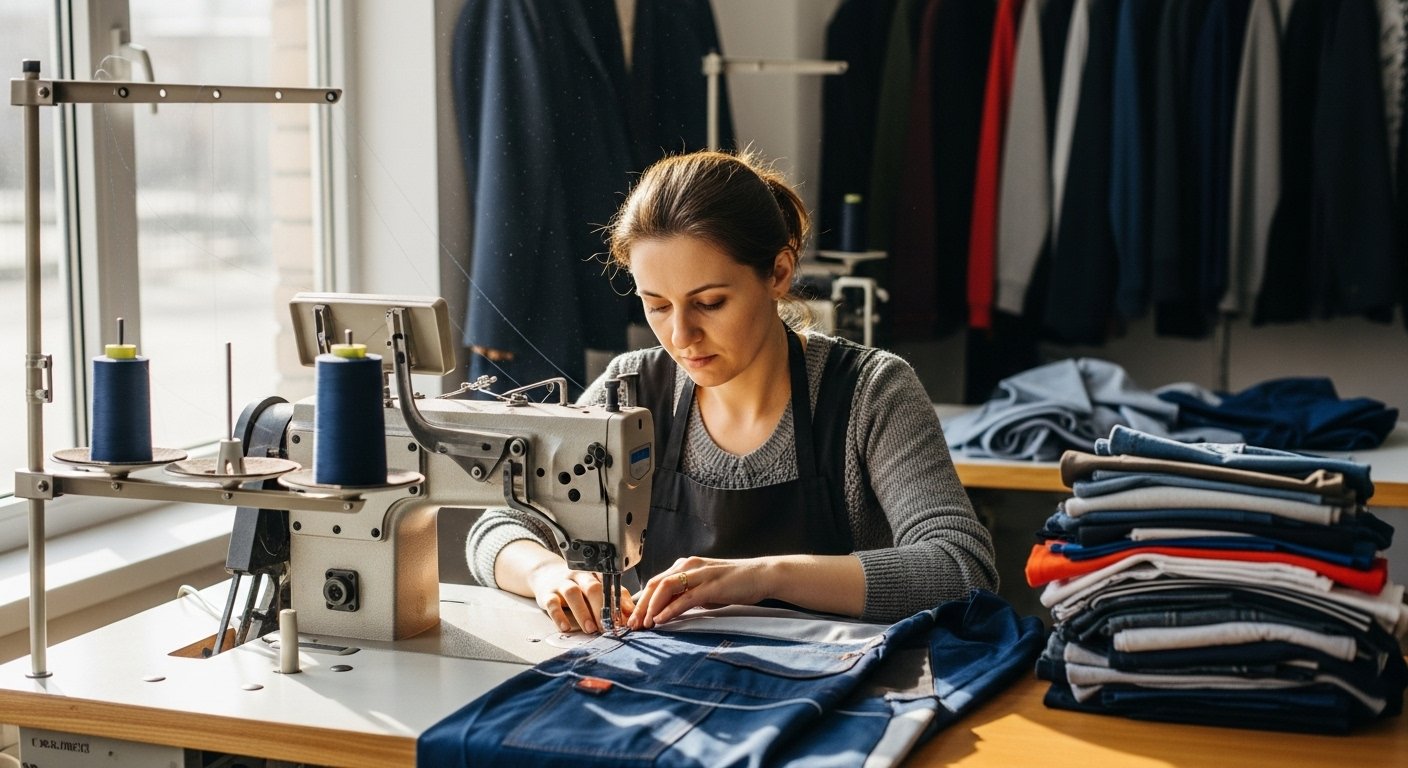 Пошив одежды по назначению для рабочей среды