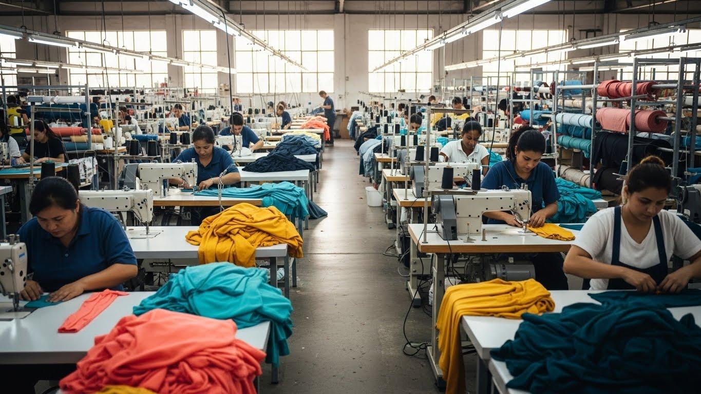 Швейная фабрика по пошиву сезонной повседневной одежды