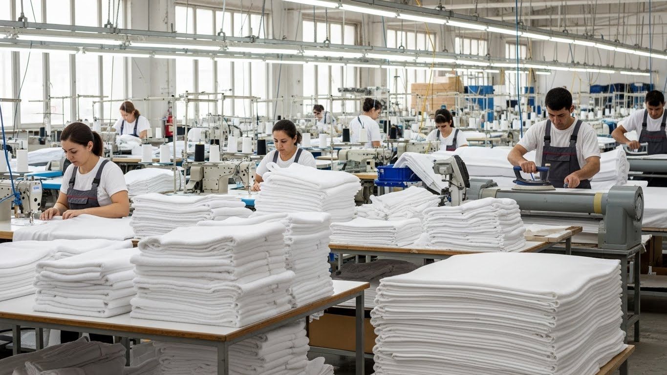 Швейное производство текстильных изделий для гостиниц