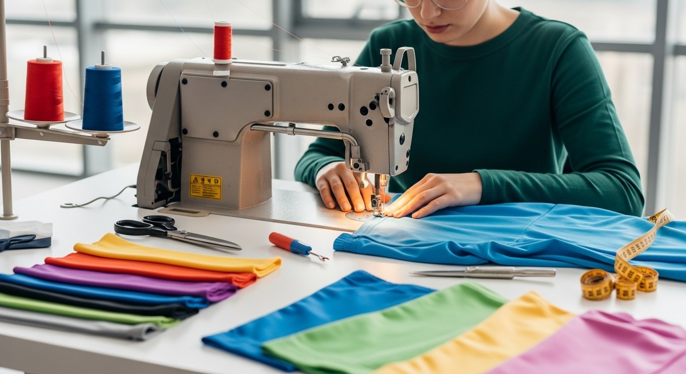 Индивидуальный пошив повседневной одежды из синтетики