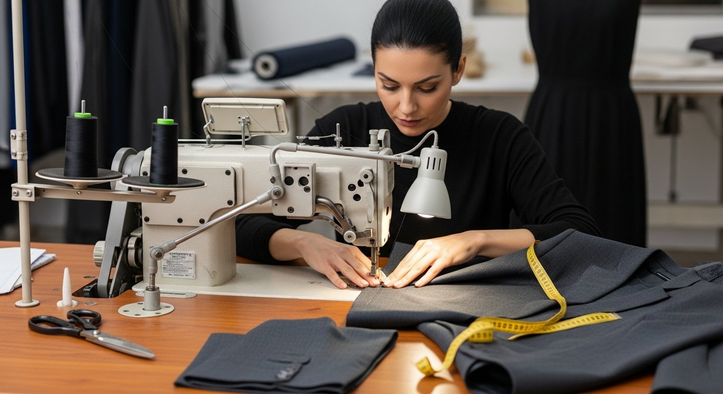 Пошив одежды из синтетических материалов для делового стиля