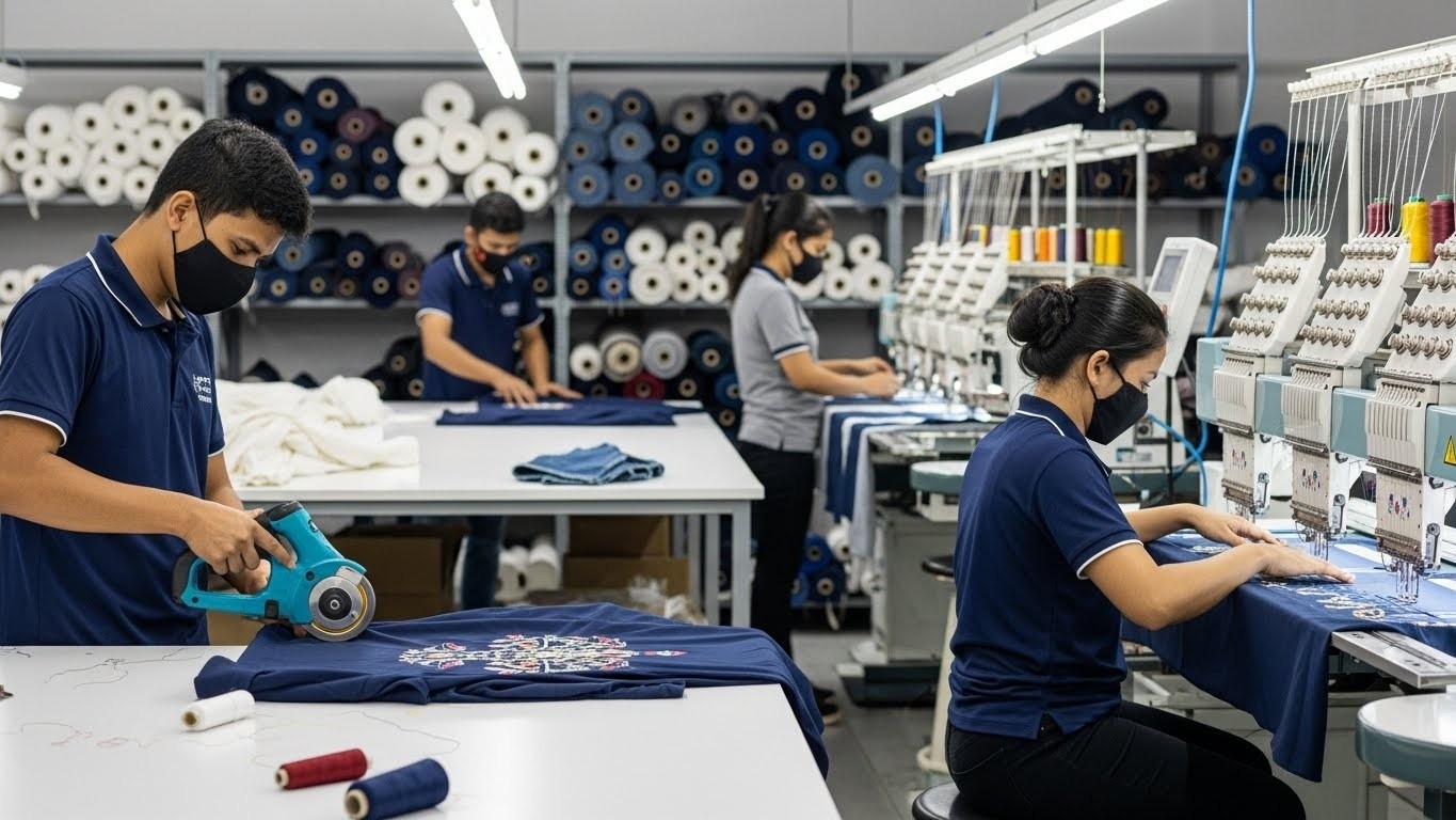 Швейное производство текстильных изделий на заказ