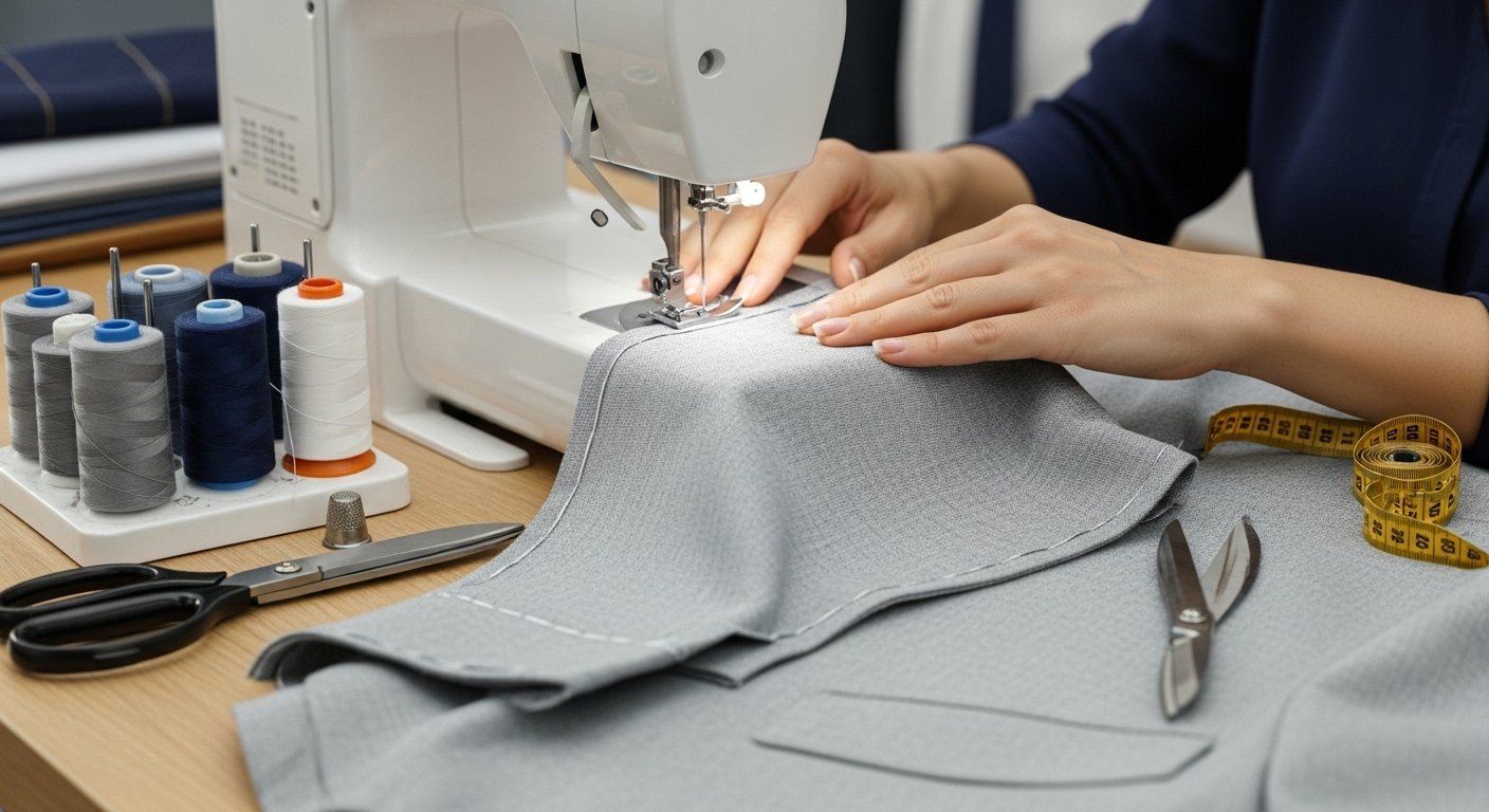 Пошив деловой одежды из смесовых тканей