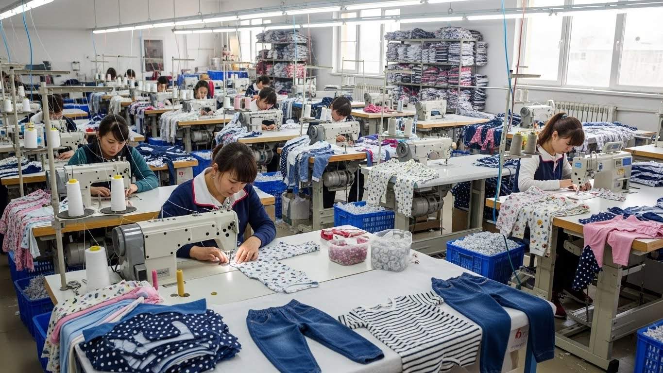 Швейная фабрика по пошиву брендированной детской одежды