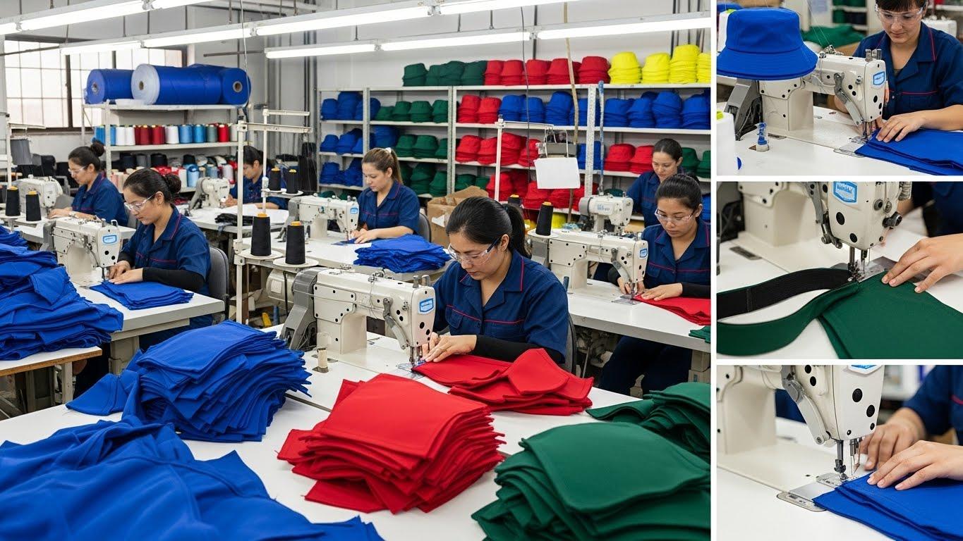 Швейное производство головных уборов для промоакций