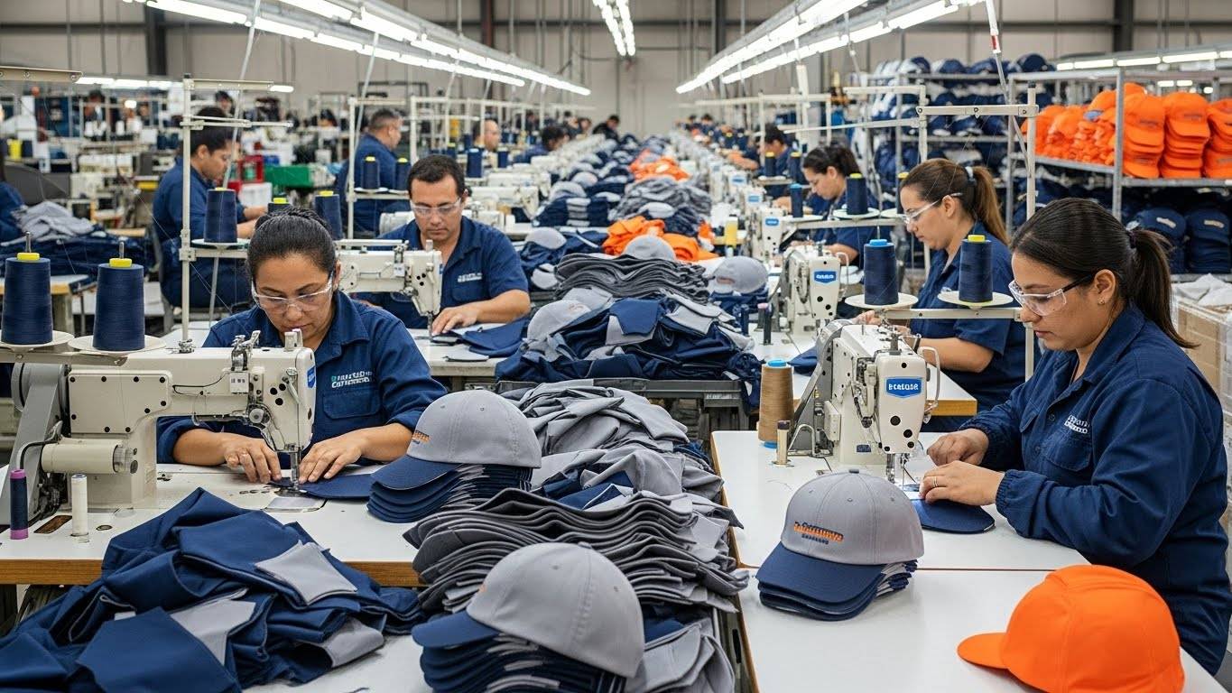 Рабочие головные уборы с логотипами