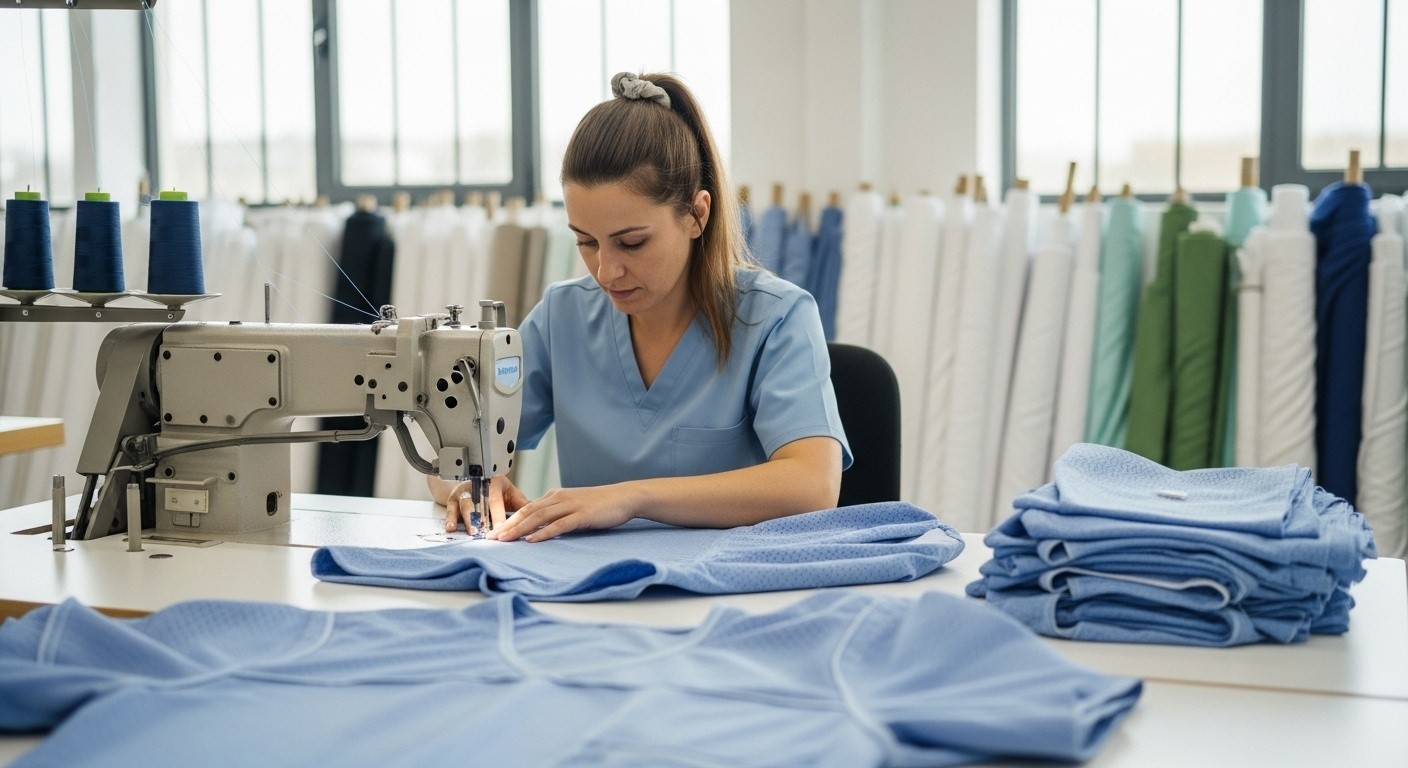 Медицинская одежда из дышащих тканей