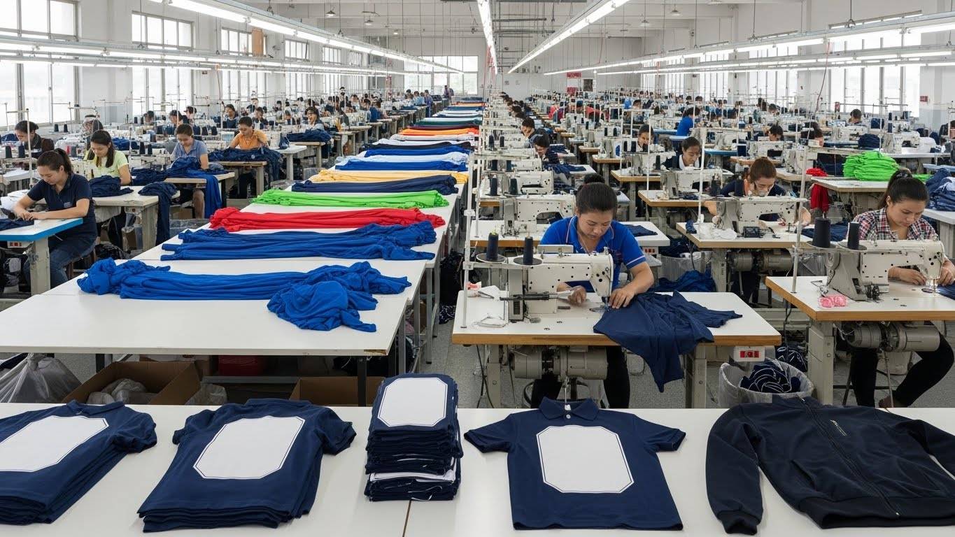 Производство рекламной одежды на швейной фабрике Швейная фабрика по пошиву рекламной одежды