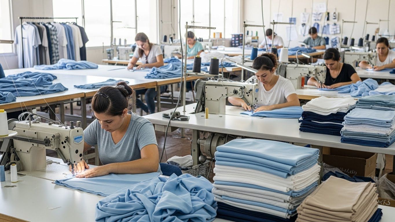 Швейное производство из хлопковых тканей на заказ