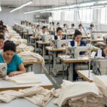 Швейная фабрика по пошиву одежды из хлопковых тканей для женщин